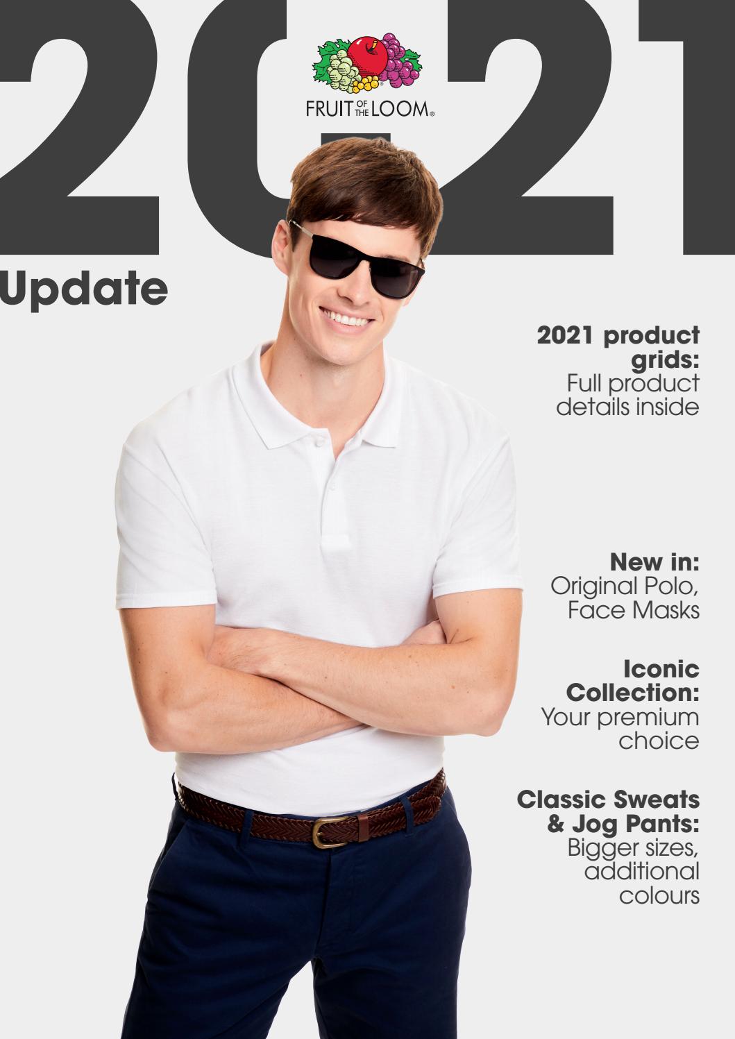 FRUIT OF THE LOOM NEWS 2021 by Mine produkter Issuu