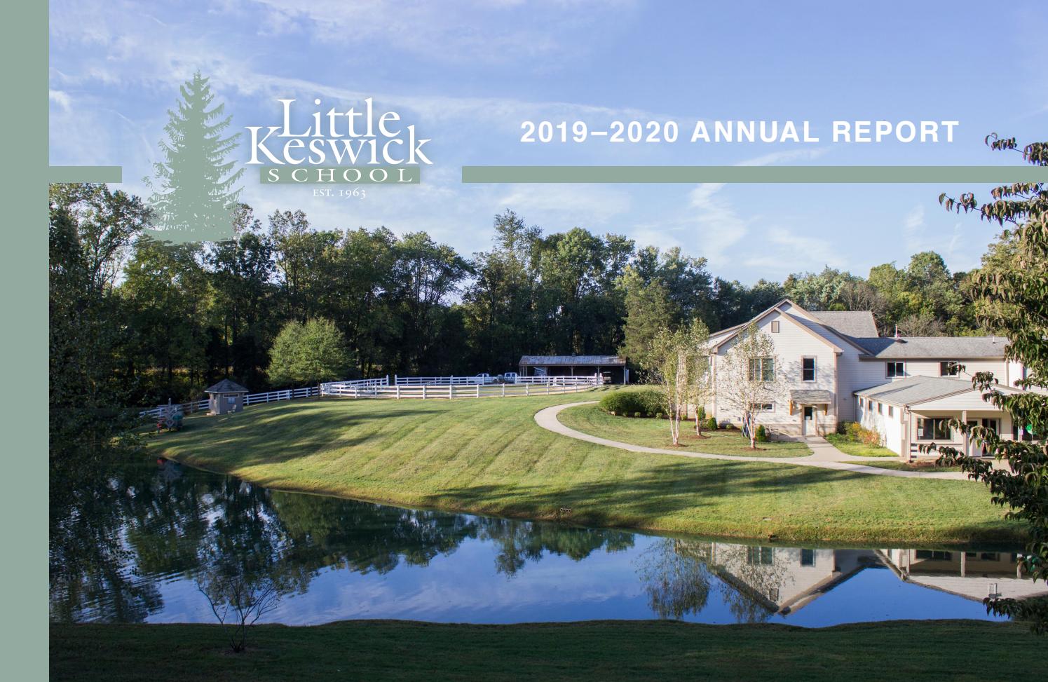 Little Keswick School 20192020 Annual Report by Jillian Columbus Issuu