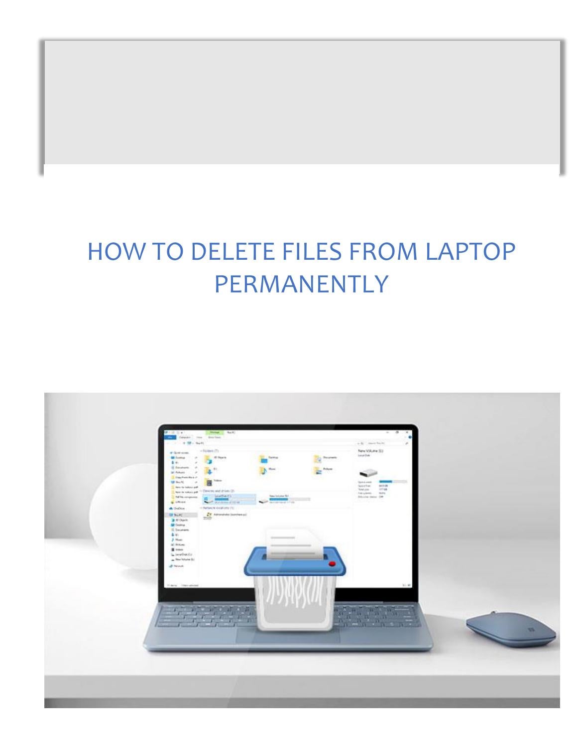 How to Delete Files from Laptop Permanently by Irene Field Issuu