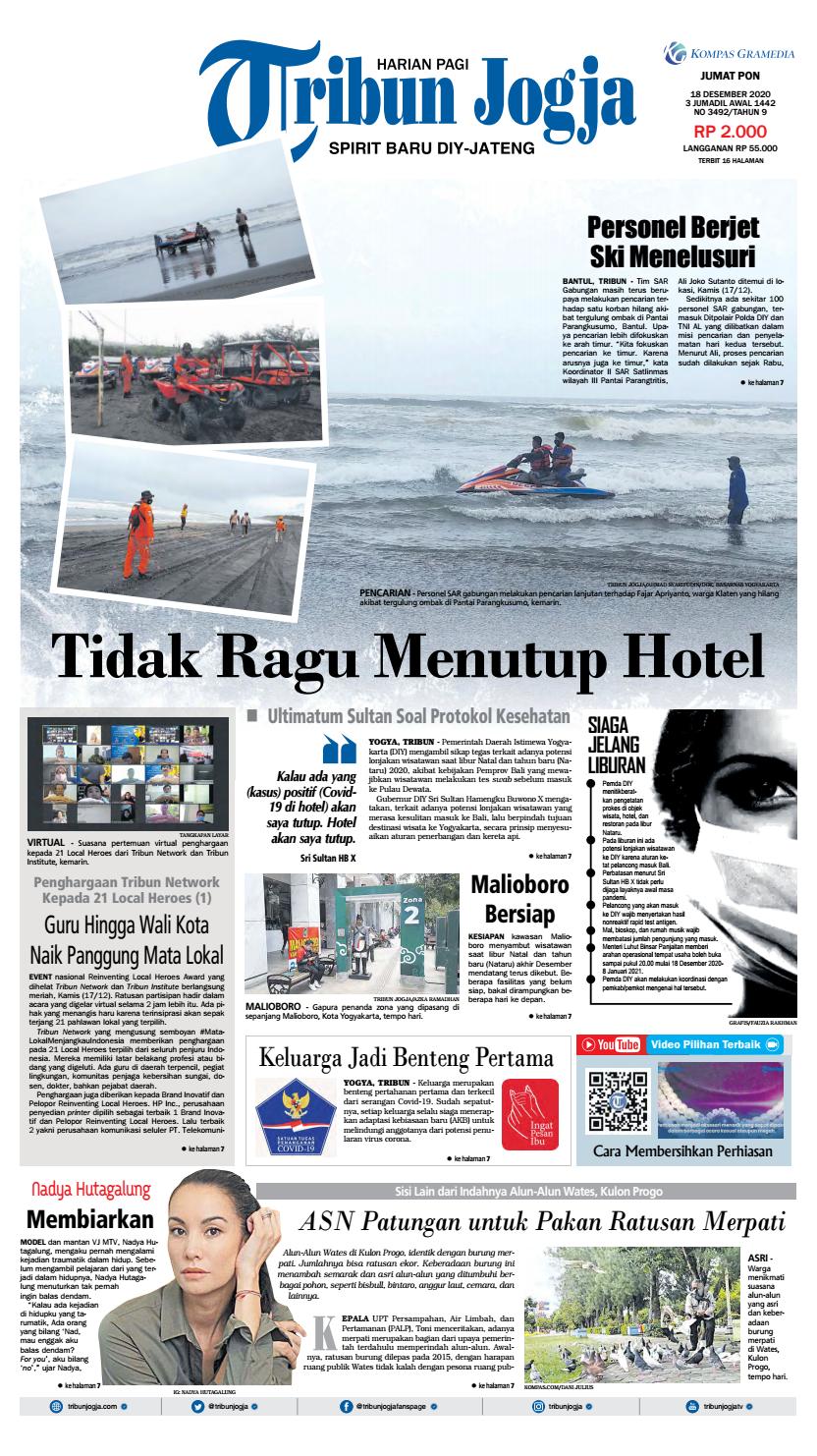 Tribun Jogja 18 12 2020 By Tribun Jogja Issuu