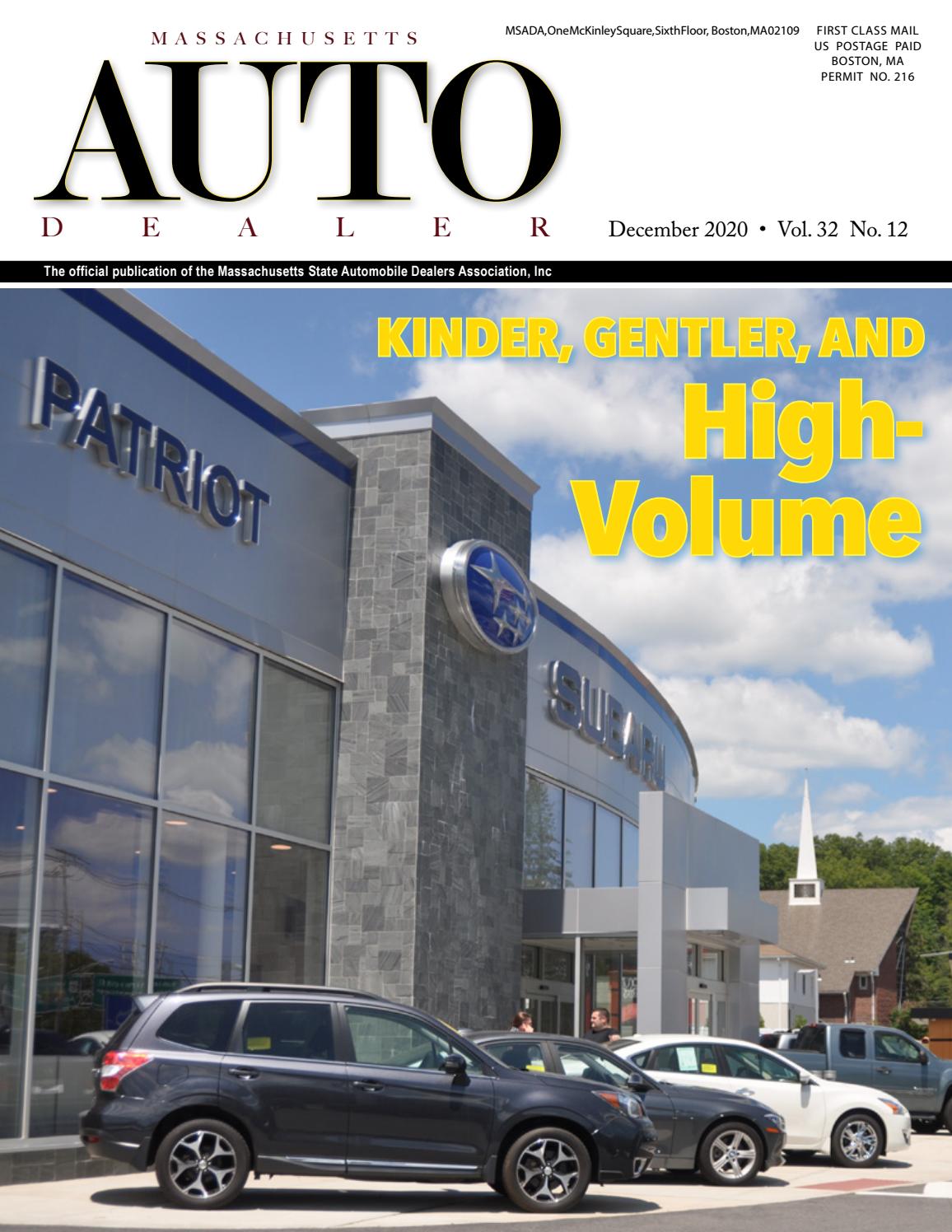 Massachusetts Auto Dealer Magazine December 2020 by Massachusetts State