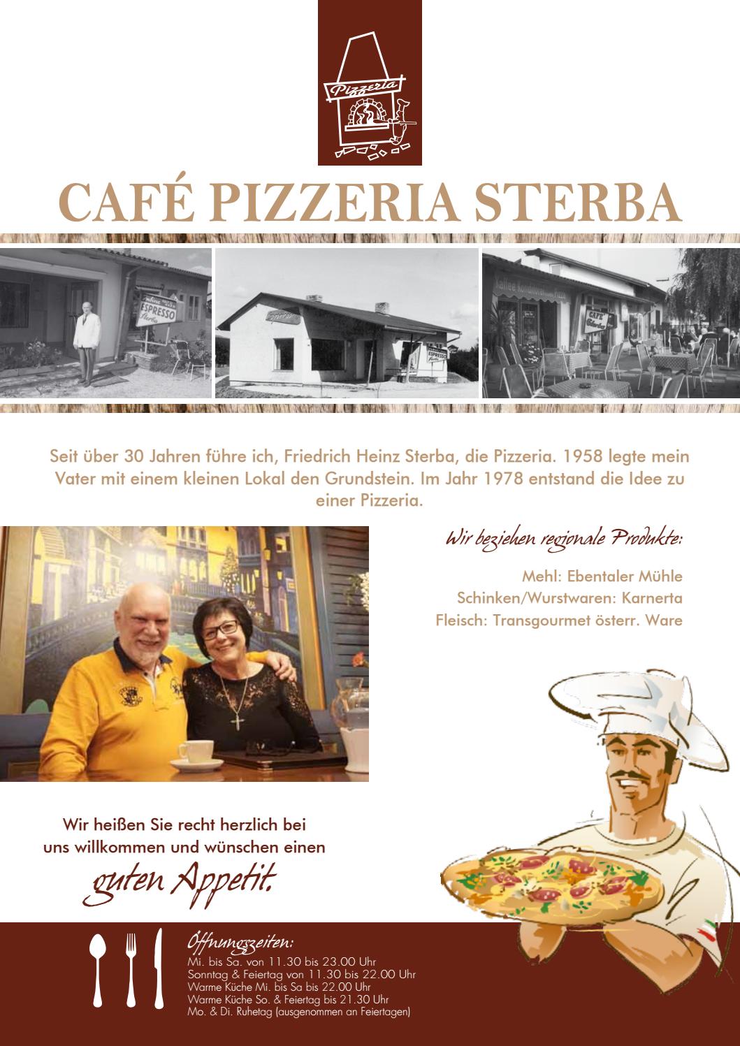 CaféPizzeria Sterba Speisekarte by Pizzeria Sterba Issuu