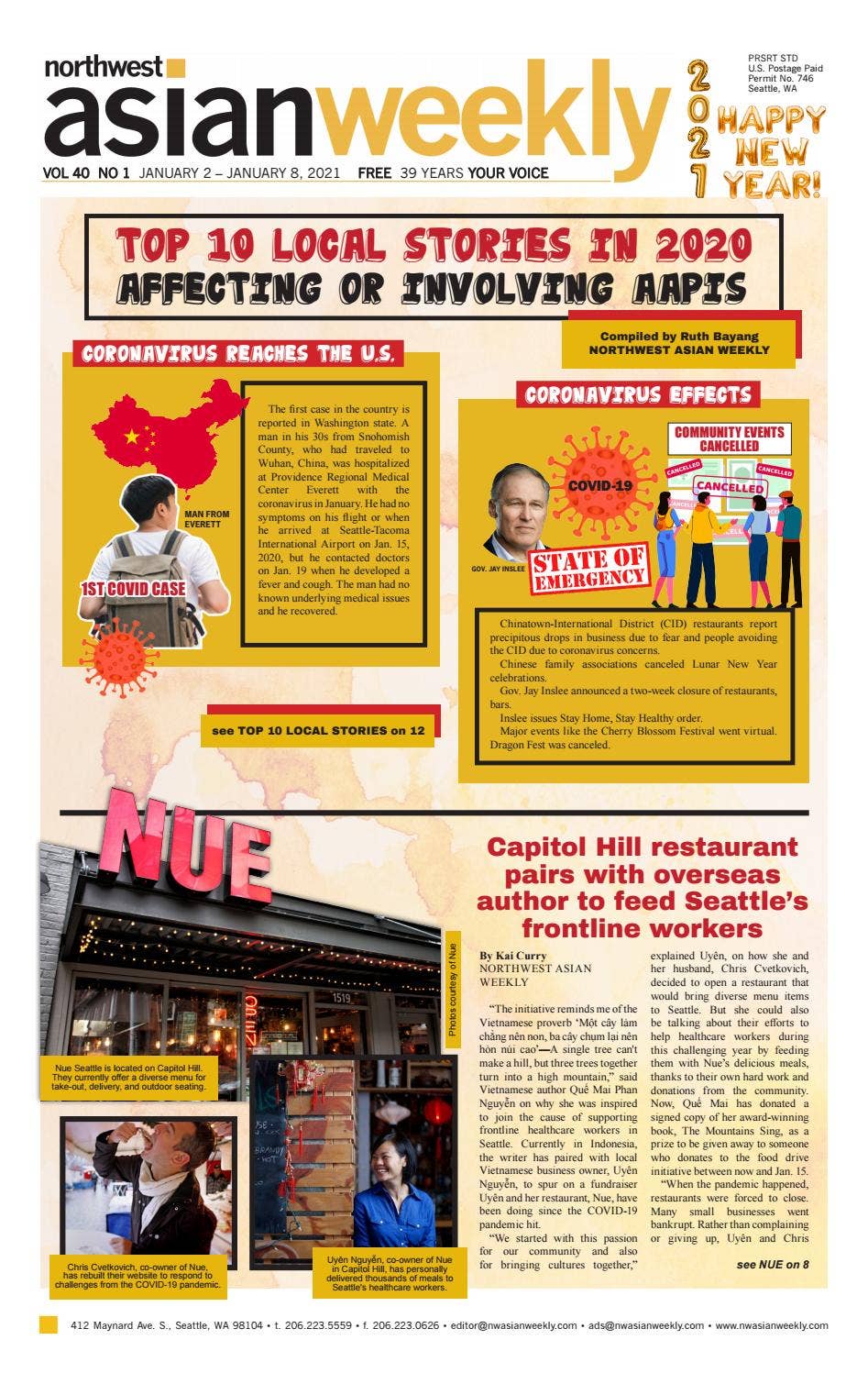 VOL 40 NO 1 | JANUARY 2 – JANUARY 8, 2021 by Northwest Asian Weekly - Issuu
