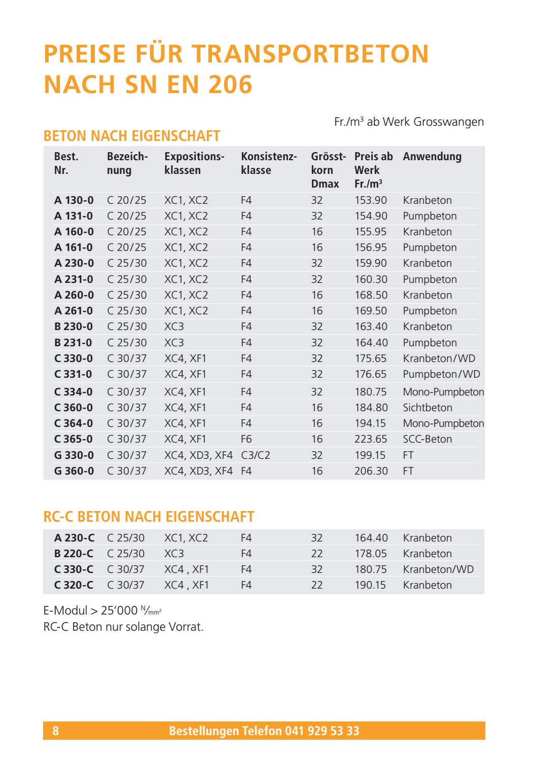 Beton Fertiggaragen Preisliste Pdf