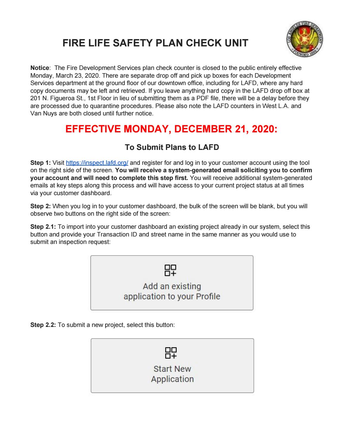 Fire/Life Safety Policy 1/4 by Los Angeles Fire Department Issuu