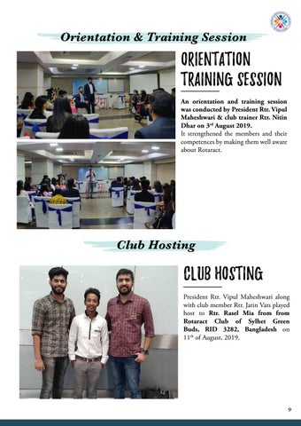 Quarterly Club bulletin of Rotaract Club of Capital City New Delhi, 册 - 1 第 10 页