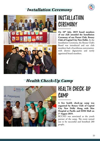 Quarterly Club bulletin of Rotaract Club of Capital City New Delhi, 册 - 1 第 23 页