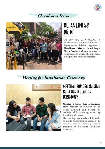 Quarterly Club bulletin of Rotaract Club of Capital City New Delhi, 册 - 1 第 8 页