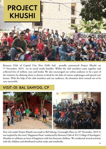 Club Bulletin of Rotaract Club of Capital City New Delhi, 册 - 2 第 7 页