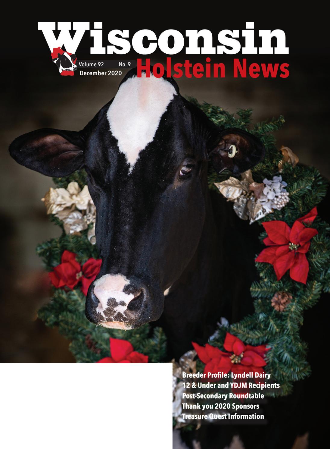 Wisconsin Holsteins News December 2020 by Wisconsin Holstein News Issuu