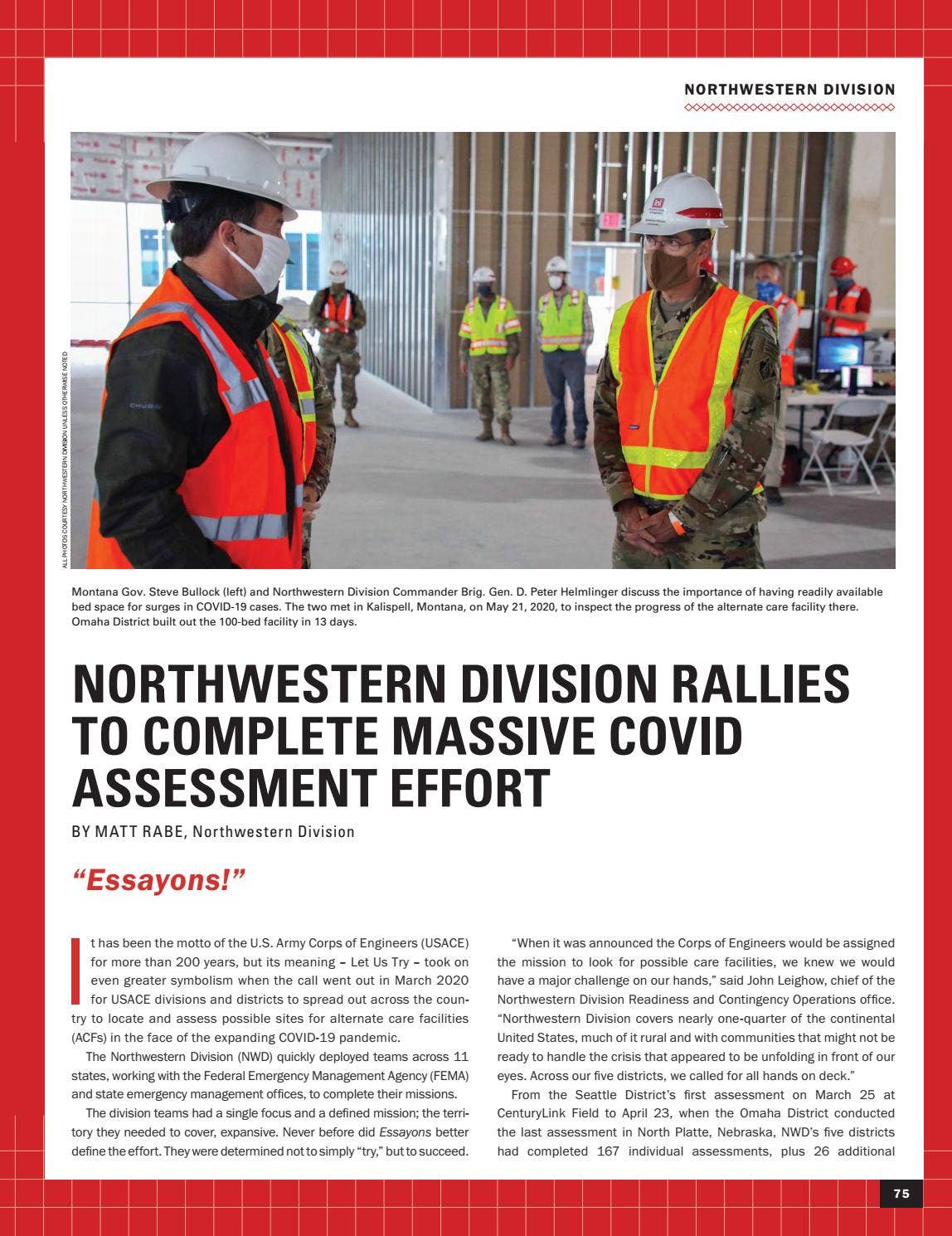 U.S. Army Corps of Engineers: Building Strong, Serving the Nation and ...