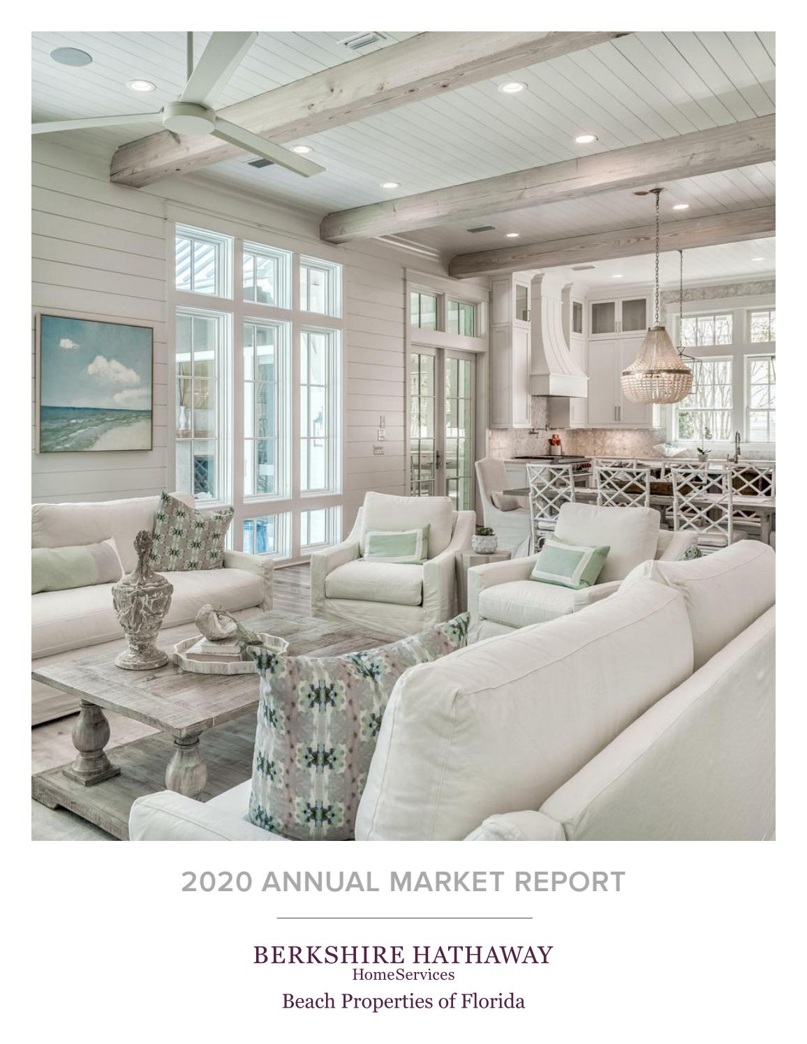 2020 30A + Destin Annual Market Report Berkshire Hathaway HomeServices by Berkshire Hathaway