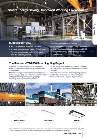 Aurora Lighting 灯饰目录 · Projects SA - 版 1 第 11 页