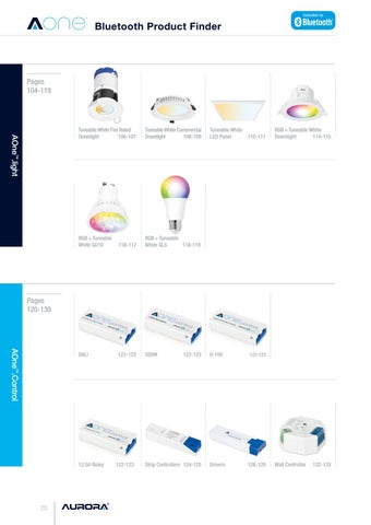 Aurora Lighting 灯饰目录 · Projects SA - 版 1 第 22 页