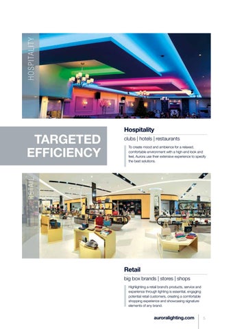 Aurora Lighting 灯饰目录 · Projects SA - 版 1 第 7 页