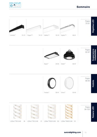 Aurora Lighting 灯饰目录 · Projets 法文 - 版 1 第 21 页