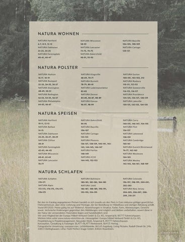 Natura 家居 家具目录 2020/2021 第 5 页