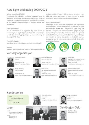 Aura Light 灯饰目录 · Aura Priskatalog 2020/2021 第 2 页