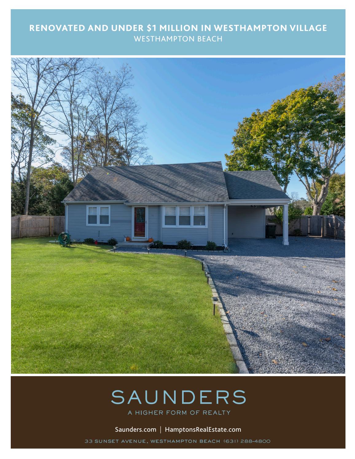 31 Oak Street, Westhampton Beach by Saunders & Associates Issuu