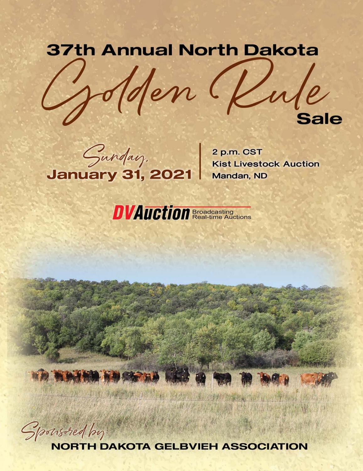 37th Annual North Dakota Golden Rule Sale By American Gelbvieh Association Issuu 37th Annual North Dakota Golden Rule Sale By American Gelbvieh Association Issuu
