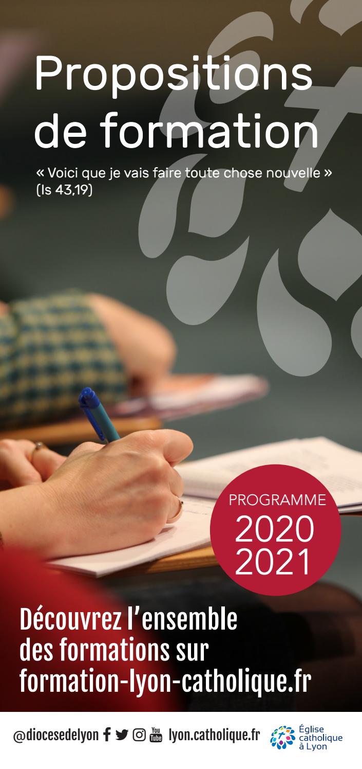 Tract formation 2020-2021 by Association diocésaine de Lyon - Issuu