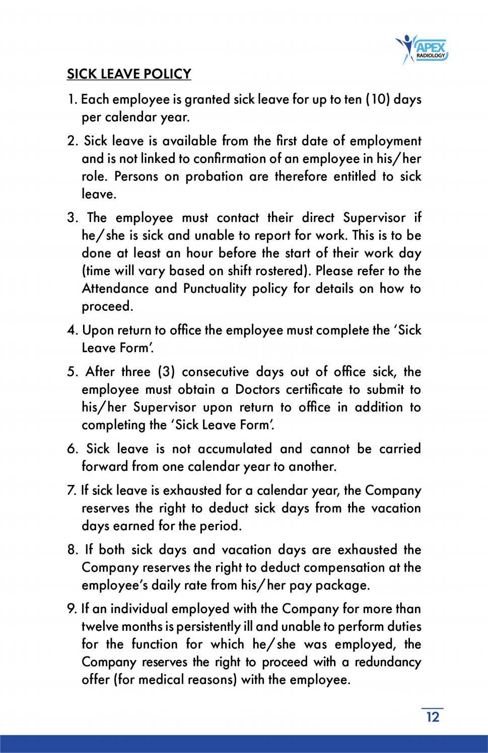Apex Radiology - Employee Manual by apexradiology - Issuu