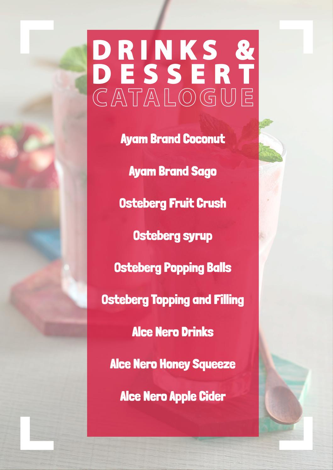 Singapore Drinks And Desserts Catalogue by Denis Brands Publications