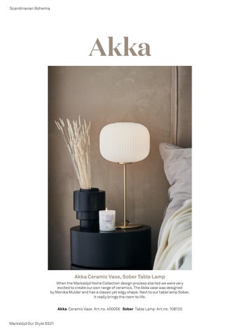 Markslöjd AB 灯饰目录 · 春夏 21 - Our Style - 北欧 Bohemia - Markslöjd 第 12 页