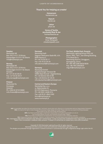 Markslöjd AB 灯饰目录 · 春夏 21 - Our Style - 北欧 Bohemia - Markslöjd 第 19 页