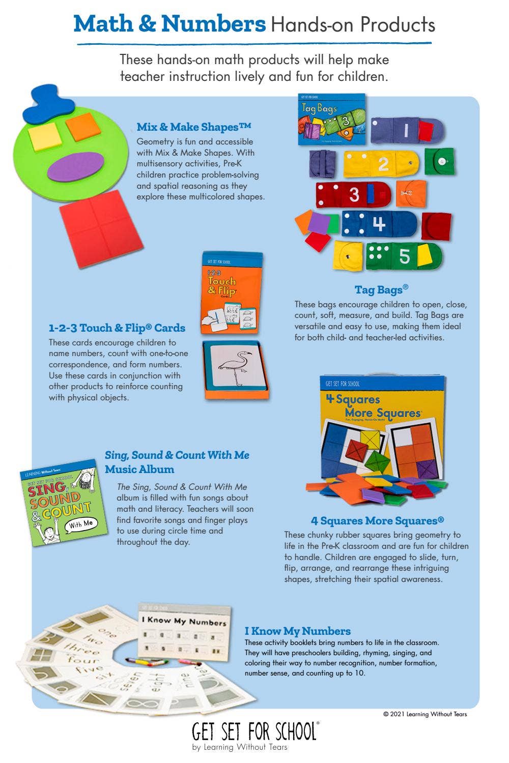 Get Set for School Numbers and Math Hands-On Materials by Learning ...