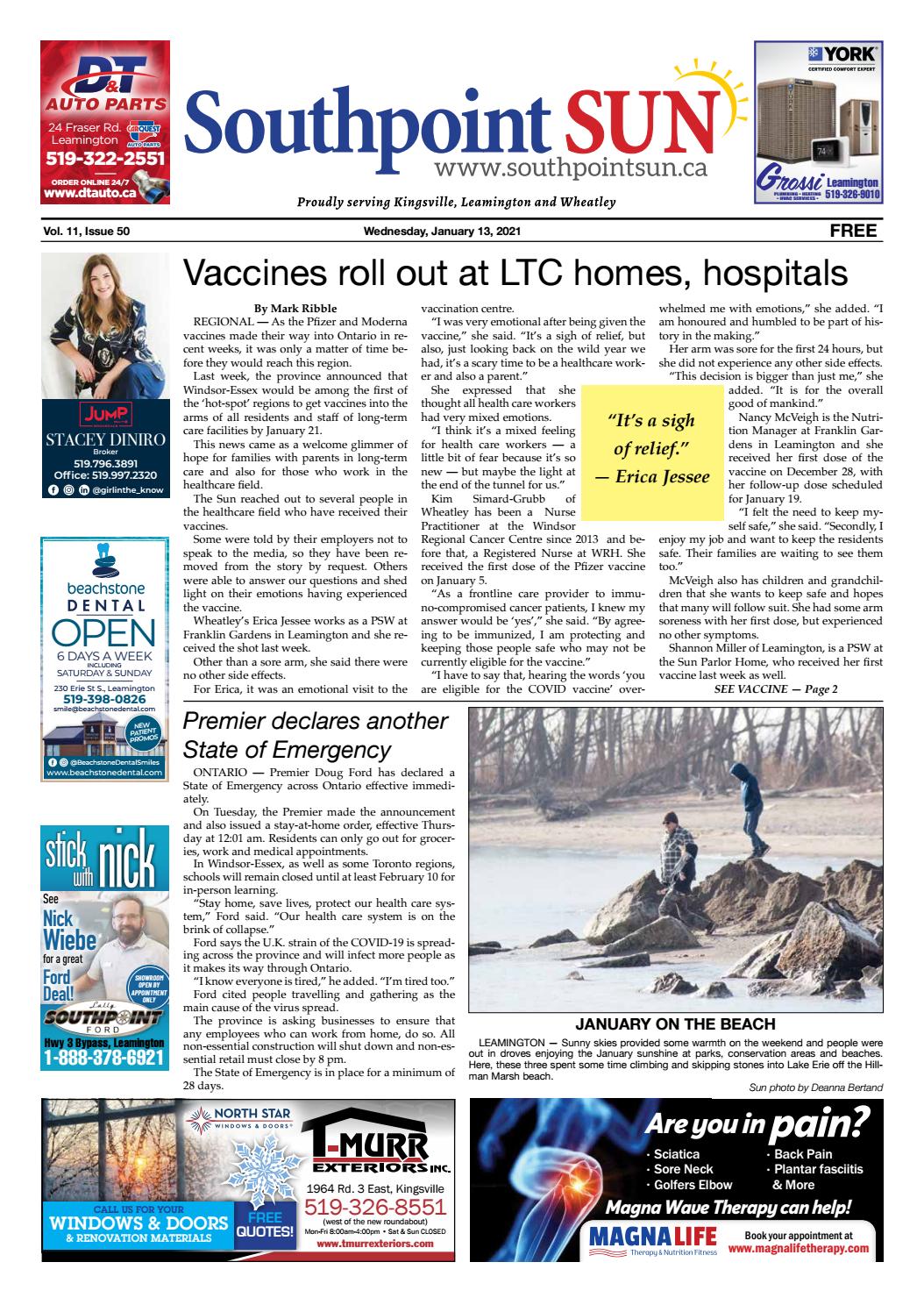 Southpoint Sun January 13 21 By Southpoint Sun Issuu
