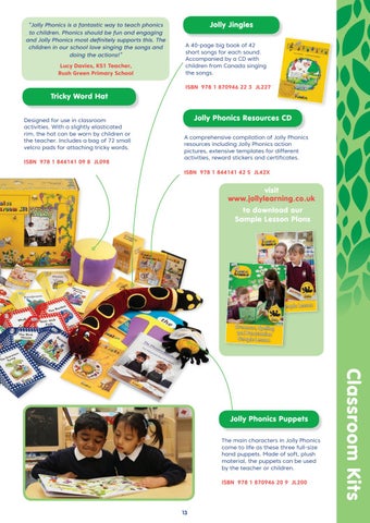 Jolly Learning Ltd The 书柜 , Bahrain, Jolly Phonics 目录 2021 第 13 页