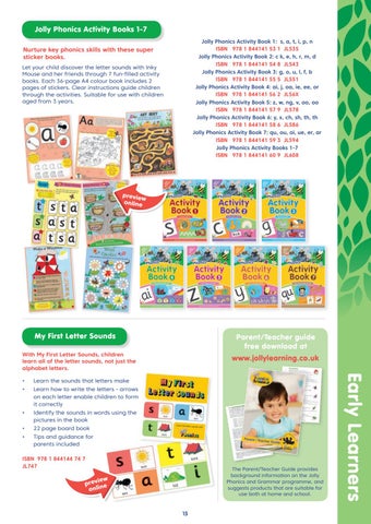 Jolly Learning Ltd The 书柜 , Bahrain, Jolly Phonics 目录 2021 第 15 页