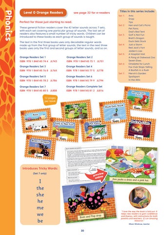 Jolly Learning Ltd The 书柜 , Bahrain, Jolly Phonics 目录 2021 第 20 页