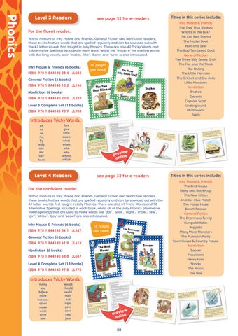 Jolly Learning Ltd The 书柜 , Bahrain, Jolly Phonics 目录 2021 第 22 页