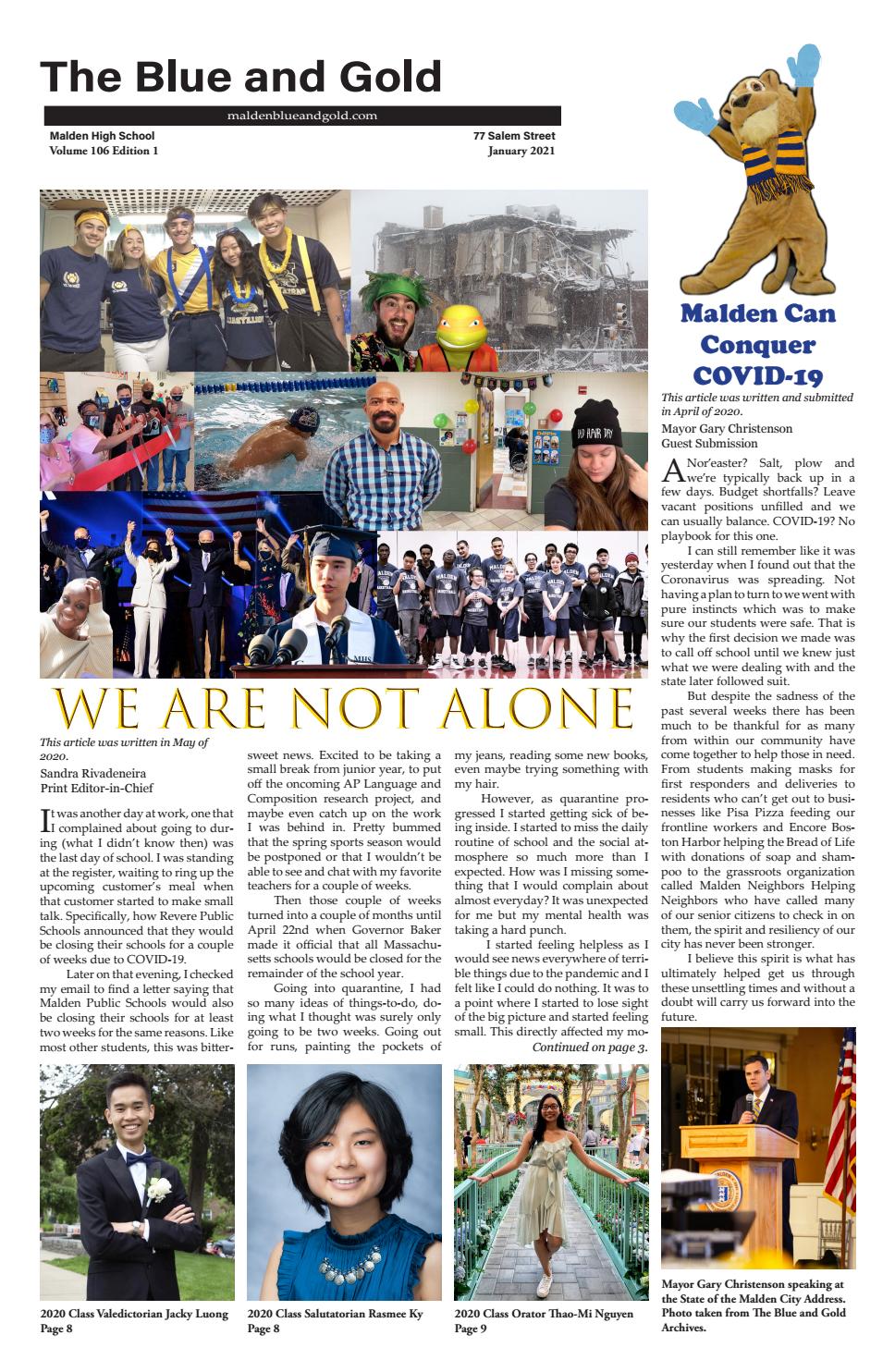 January 21 By The Blue And Gold Issuu