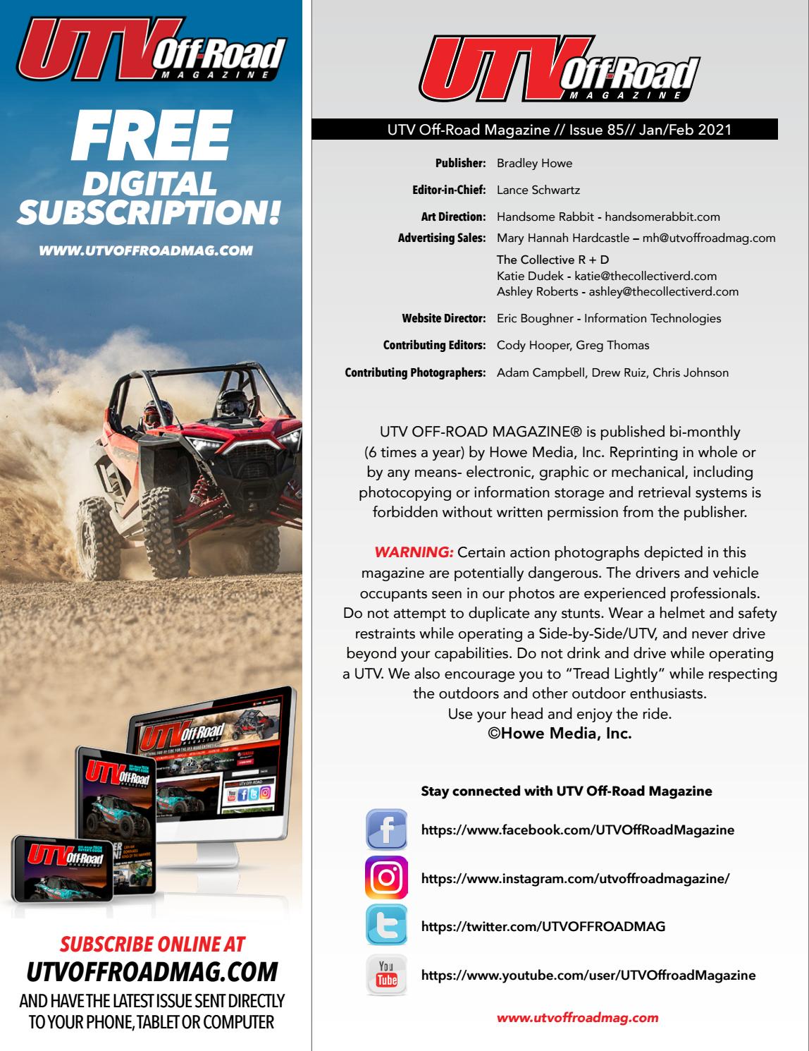 2021 UTV OffRoad Magazine Issue 86 by UTV OffRoad Magazine Issuu