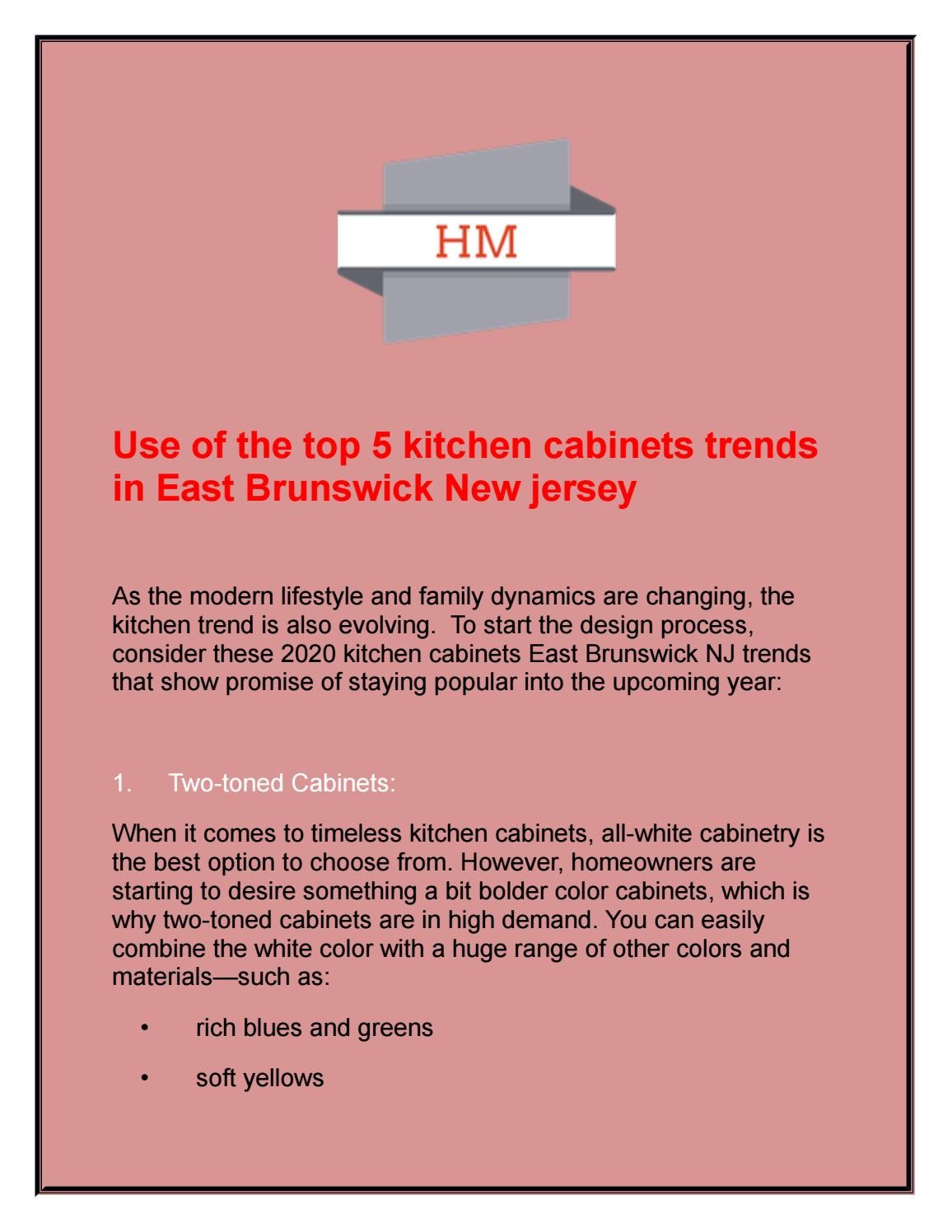 Looking For Top 5 Kitchen Cabinets In East Brunswick New Jersey By Saharatravel Issuu