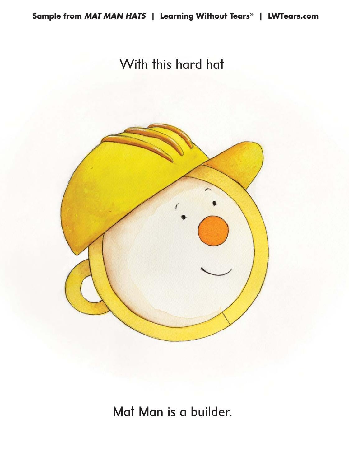 Mat Man Hats Sample Pages By Learning Without Tears Issuu