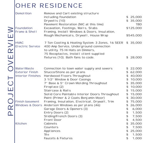 Center Island Contracting- Proposal 第 4 页