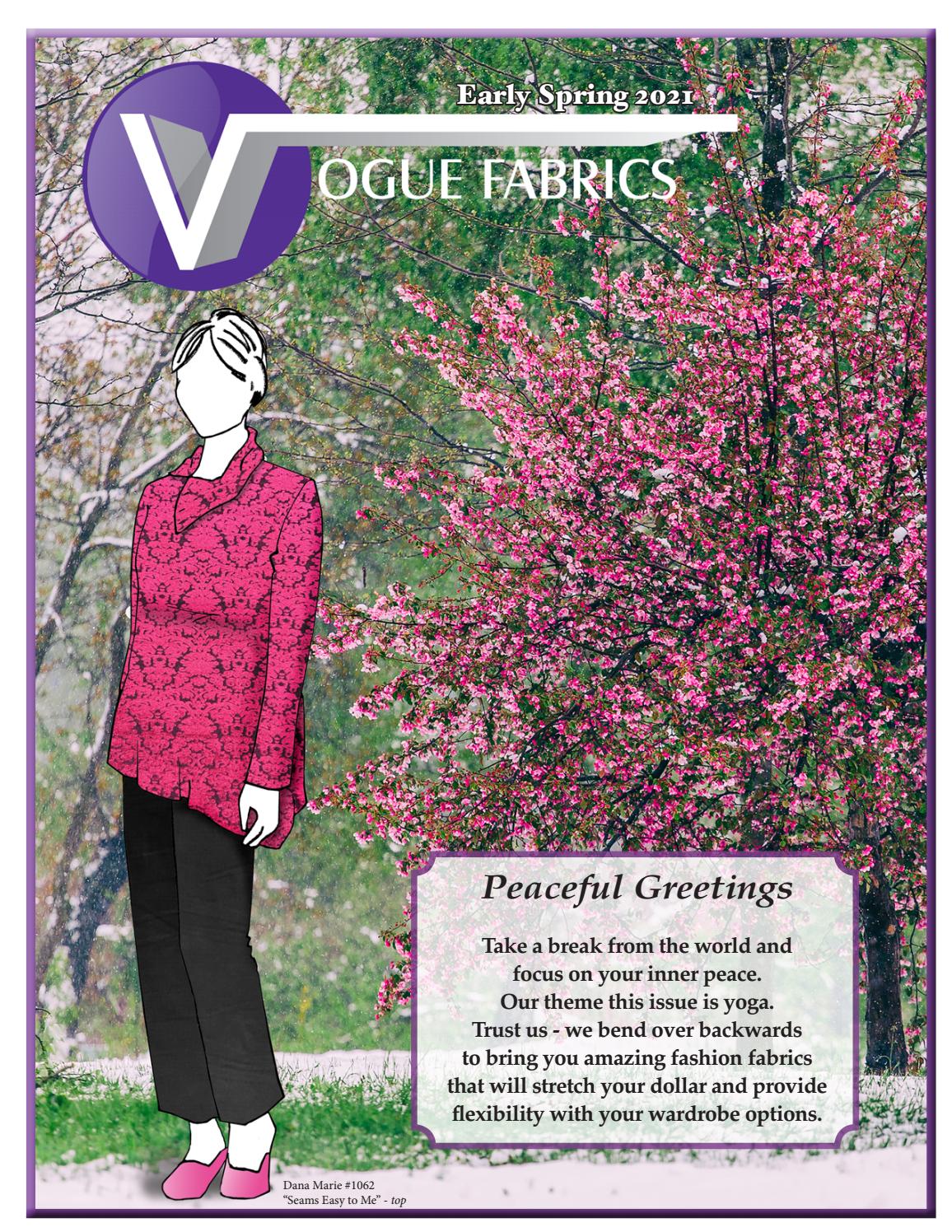 Vogue Fabrics Catalog Early Spring 2021 Fashion by Vogue Fabrics Issuu
