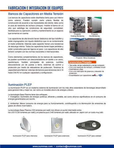 灯饰目录 综合 Grupo SUMMAA Energía 2020 第 19 页