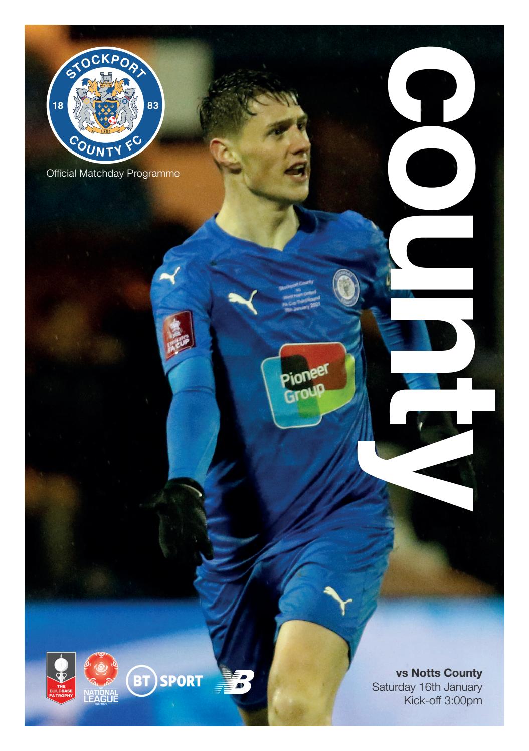 Stockport County v Notts County (FA Trophy) by Duplexity Artwork Issuu