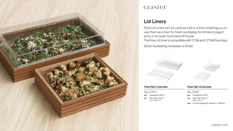 Craster - In-Room Dining Solutions 第 16 页