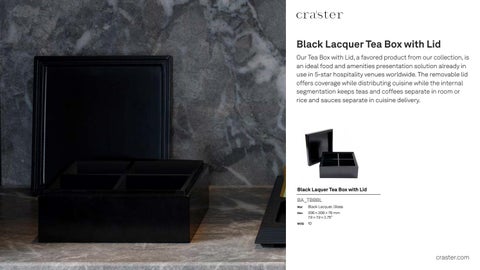 Craster - In-Room Dining Solutions 第 18 页