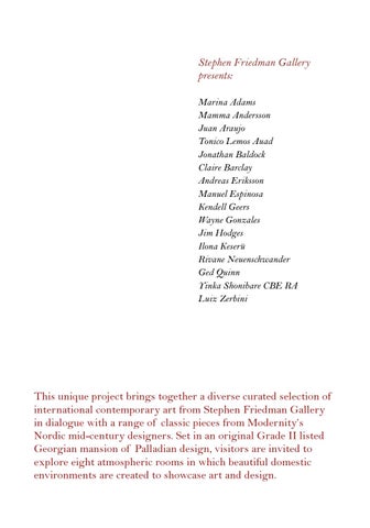 Stephen Friedman at the London 家居 of Modernity: SFG Journal 第 2 页