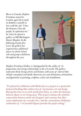 Stephen Friedman at the London 家居 of Modernity: SFG Journal 第 4 页