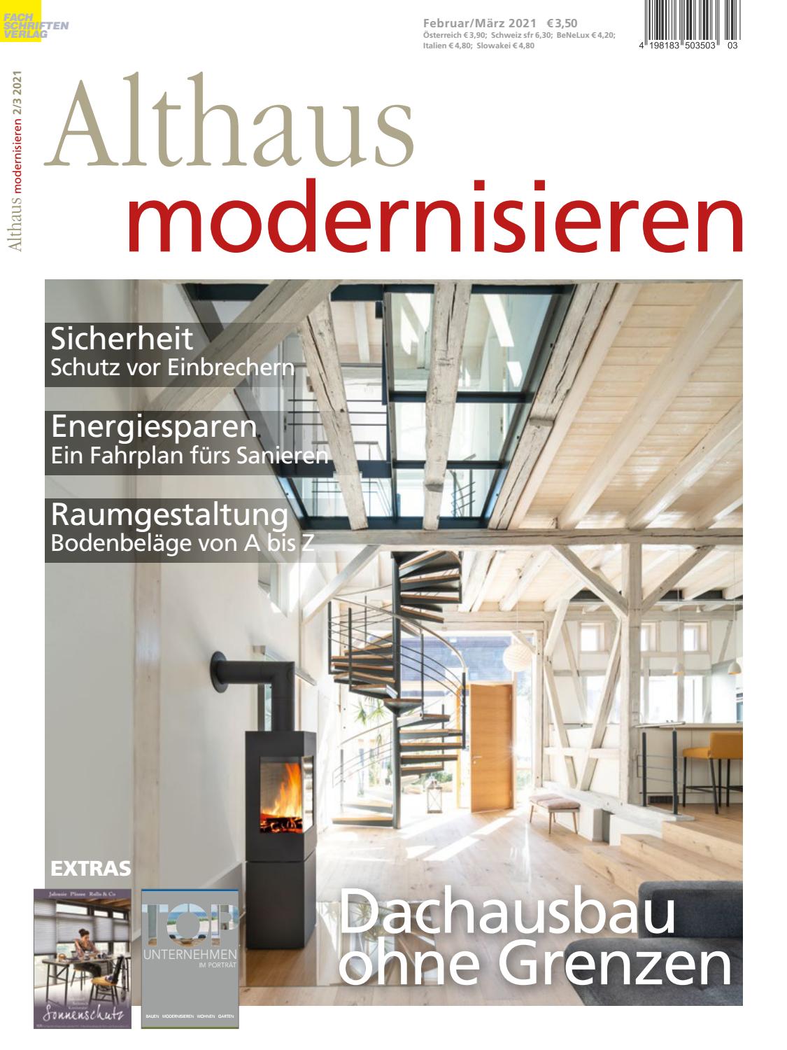 Althaus Modernisieren 02 03 2021 By Fachschriften Verlag Issuu