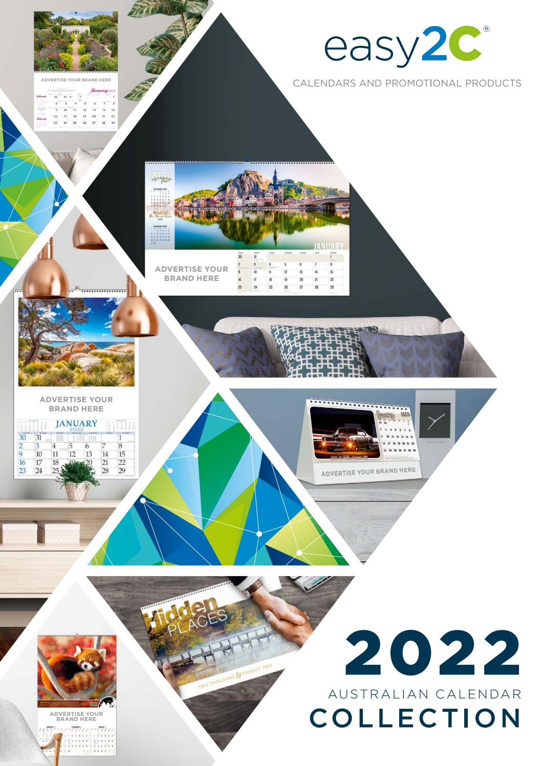 thumbnail image 2 of 2025 Easy2C Big Print Australian Date Wall Calendar - A4, Hardcover, Large Print, Multi-Coloured, Easy2Read Format (MPN 4267) 2 of 5