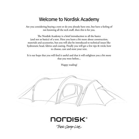 Nordisk Academy: Tents ( 英文 ) 第 2 页
